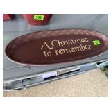 A Christmas to Remember decorative tray
