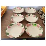Franciscan Desert Rose Earthenware bowls