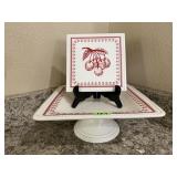 Cake stand, cherry trivet