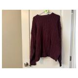 Eddie Bauer cable knit sweater