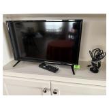 Insignia 24" LED television, antenna, remote