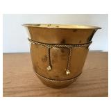 Brass flower pot