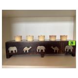 Safari votive candle holder