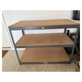 Industrial shelving unit, no contents
