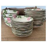 Franciscan Desert Rose Earthenware plates, bowls