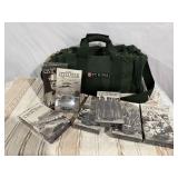 Purina duffel bag, Civil War VHS movie set