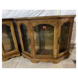 Lighted curio cabinet