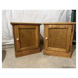 Matching end table/cabinets (2)
