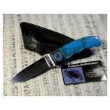 C J DEUBEL CUSTOM MASONIC KNIFE