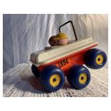 Vintage Fisher Price Bouncing Buggy toy