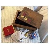 Trinket box of playing cards
