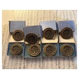 Miller Centennial Celebration belt buckles (8)