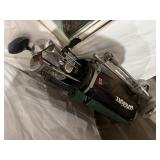 Set of golf clubs