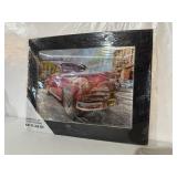 Vintage car lenticular "3D" art print