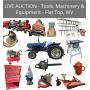 LIVE AUCTION!  Tools, Machinery, Equipment & More