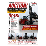1999 Taylor Top Pick Container Lift Truck Model TEC-950L