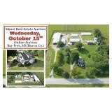 October 15th (Wednesday) Real Estate Auction - Bay Port, MI (Huron Co.)