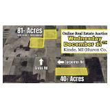December 17th (Wednesday) Online Auction Farmland with Home & Outbuildings in (3) Tracts 
