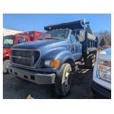 1999 Ford F-750 Dump Truck Miles - 44,150