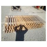(9) 4x8 cedar fence panels