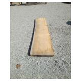 pine live edge slab  A