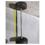 small axle and tires, 32"