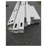 5 sections tan fence