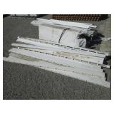 vinyl fence (white) sections