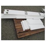 1 section white fence