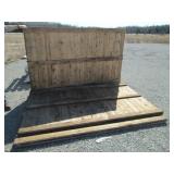 (3) 5x8 cedar fence panels