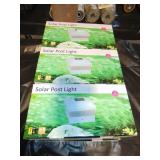 6 boxes solar post lights