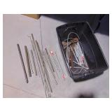 threaded rod and smooth rod with tote