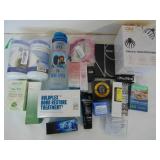 CPap wipes, massager, cosmetics