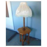 lamp and table