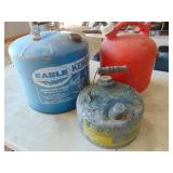 Kerosene and gas cans