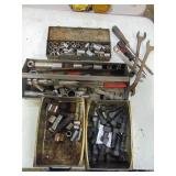 sockets, old wrenches, bolts