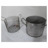 large Stainless pot and strainer