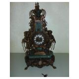 Italian bronze & Marble clock