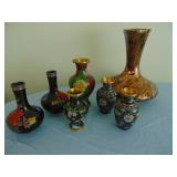 7 Chinese vases