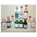 Mini booze selection