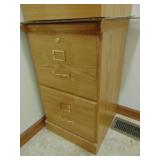 two drawer cabinet