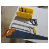miter box and saws