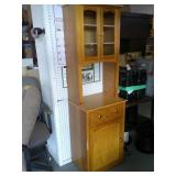 light wood cabinet
