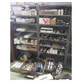 one shelf of ballasts, various makes and size