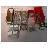 mostly self tapping screws, red trays