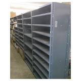 Shelving block C, 13 shelves