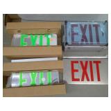 EXIT signs