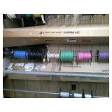 7 partial spools 10awg stranded wire