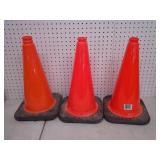 18" traffic cones