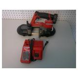 Milwaukee M12 bandsaw, charger, battery